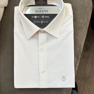 Alfani Men's Classic White Dress Shirt